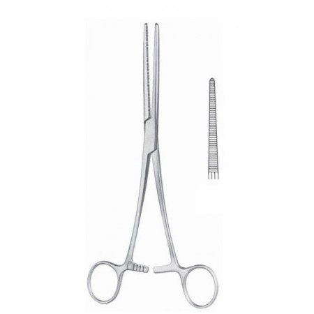 PINCE KOCHER DROITE 20CM AVEC DENTS - 14.574 - Equinvest