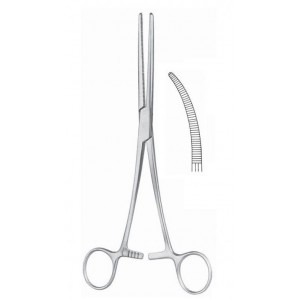 PINCE KOCHER COURBÉE 20CM SANS DENTS - 14.584 - Equinvest