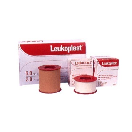 SPARADRAP TISSU LEUKOPLAST S BLANC 5CM X 5M - Equinvest