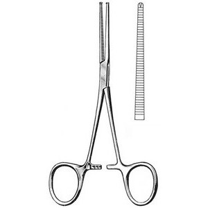 PINZA KOCHER RECTA 18CM. CON DIENTES - 14.573 - Equinvest