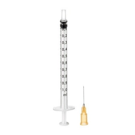SERINGUE 3C 1CC TUBERCULINE AVEC AIGUILLE 100 U - Equinvest