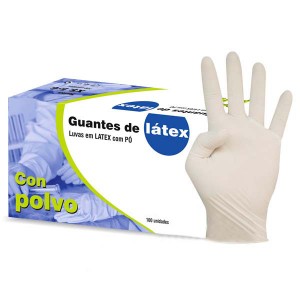 GUANTE LATEX T-S 100UD - Equinvest