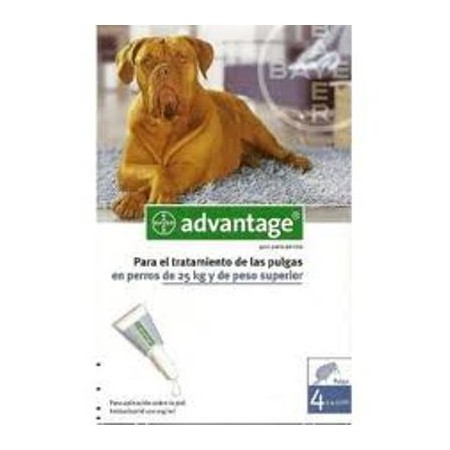 ADVANTAGE 400 PERRO (+25KG) 4 PIPETAS